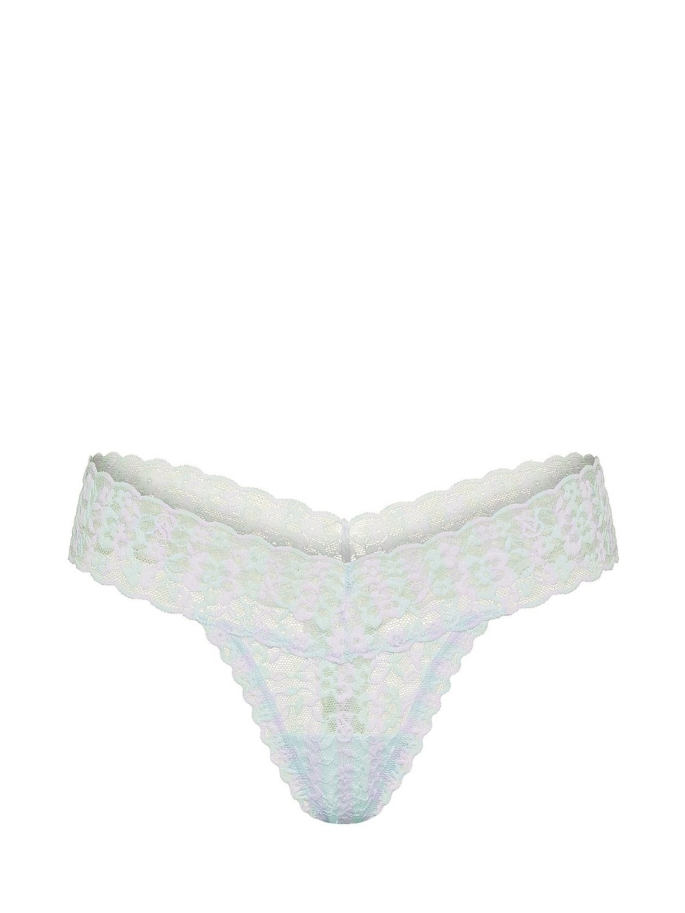 Victoria's Secret White Lace Scallop Edge Thong